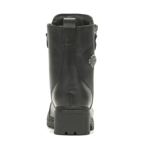 Harley-Davidson sz 8 Amherst D84236 Twin Zip Short Boots Leather Motorcycle Bike - Picture 3 of 16